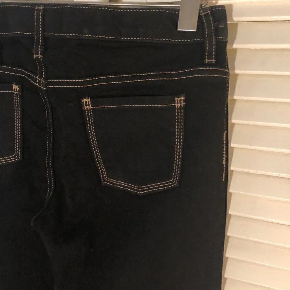 NWT adjustable waist skinny denim jeans in dark wash by Old Navy. Girls 12+